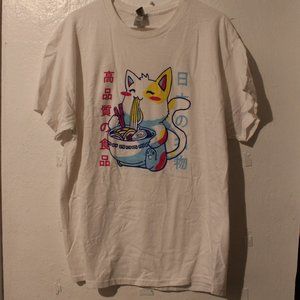 Cat eating Ramen Shirt